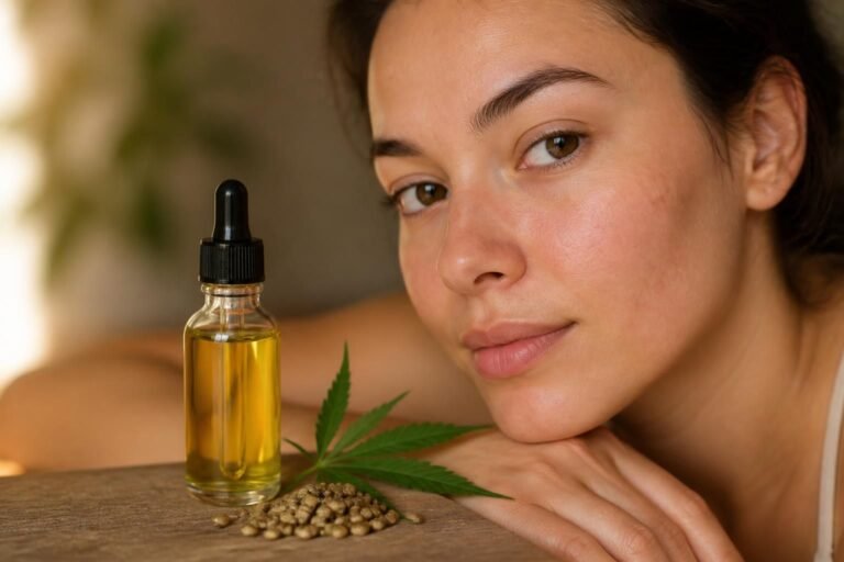découvrez les bienfaits de l'huile de chanvre pour les peaux mixtes à imperfections : hydrate, régule et apaise votre visage naturellement.